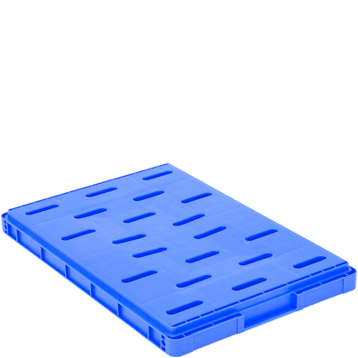 Distributionstablar DT640 mit glattem Boden und Laufkranzverrippung Distributionstablar DT640 mit glattem Boden und Laufkranzverrippung