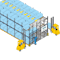 Palettendurchlaufregal PROflow nach dem FIFO Prinzip, Zeichnung 02 Palettendurchlaufregal PROflow nach dem FIFO Prinzip, Zeichnung 02
