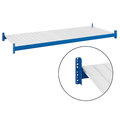 Detailansicht der Stahleinlegesemente für Palettenregal-System PRO Detailansicht der Stahleinlegesemente für Palettenregal-System PRO