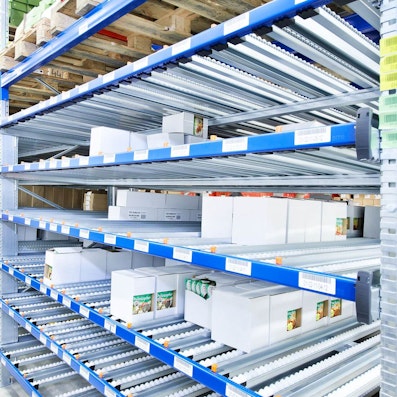 Foto Stückgutdurchlaufregal, Referenz Ave 02 Foto Stückgutdurchlaufregal, Referenz Ave 02