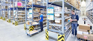 Foto Stückgutdurchlaufregal, Referenz König 01 Foto Stückgutdurchlaufregal, Referenz König 01