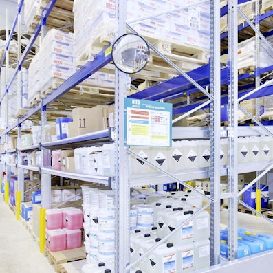 Foto Stückgutdurchlaufregal, Referenz Meyer Foto Stückgutdurchlaufregal, Referenz Meyer