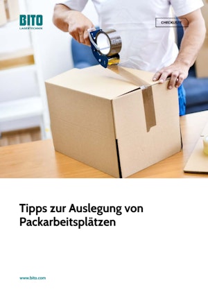Checkliste: Tipps zur Auslegung von Packarbeitsplätzen