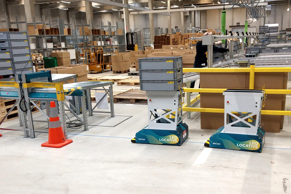 AGV Automated guided vehicles BITO referentie CAC